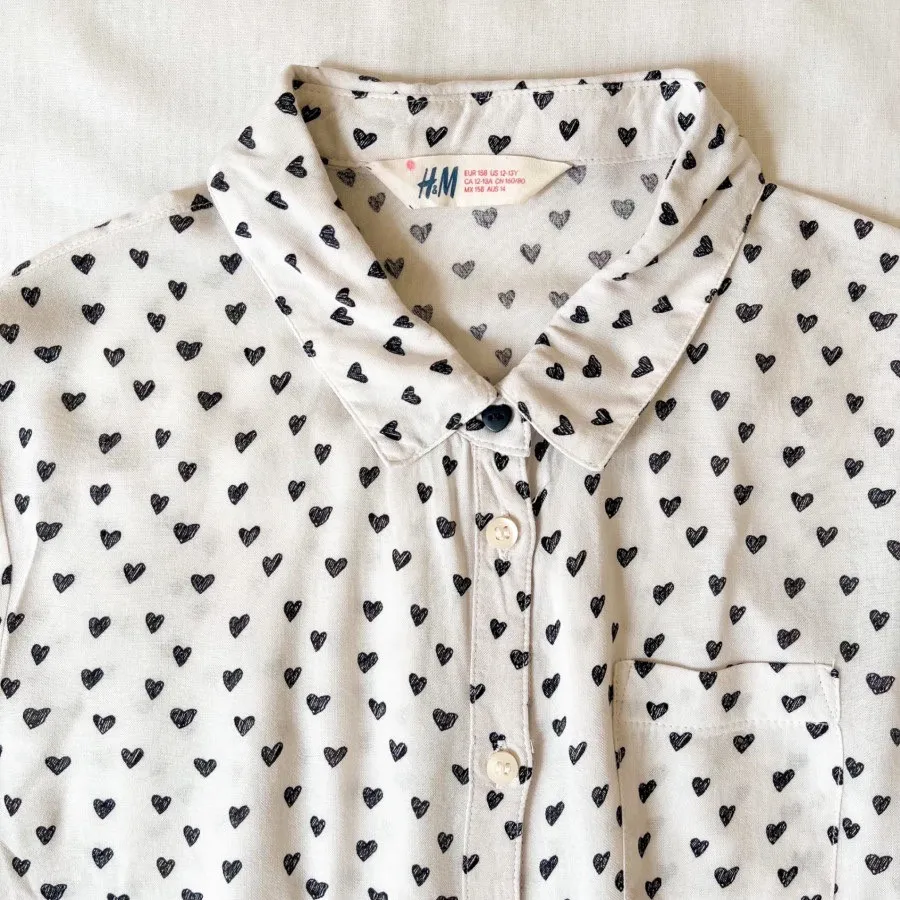 شومیز قلب قلبیه اچ اند ام