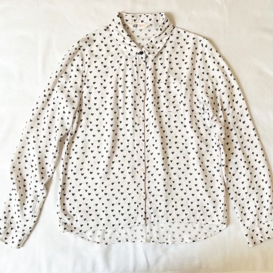 شومیز قلب قلبیه اچ اند ام