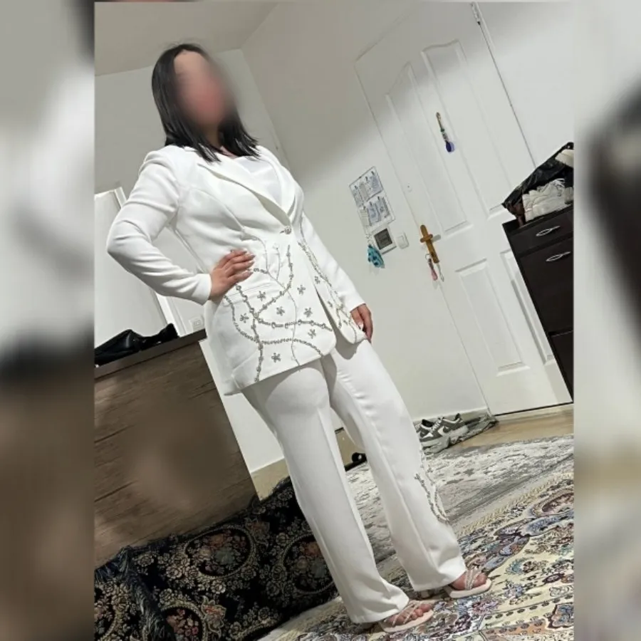 کت شلوارعقدی سنگ دوزی شیک