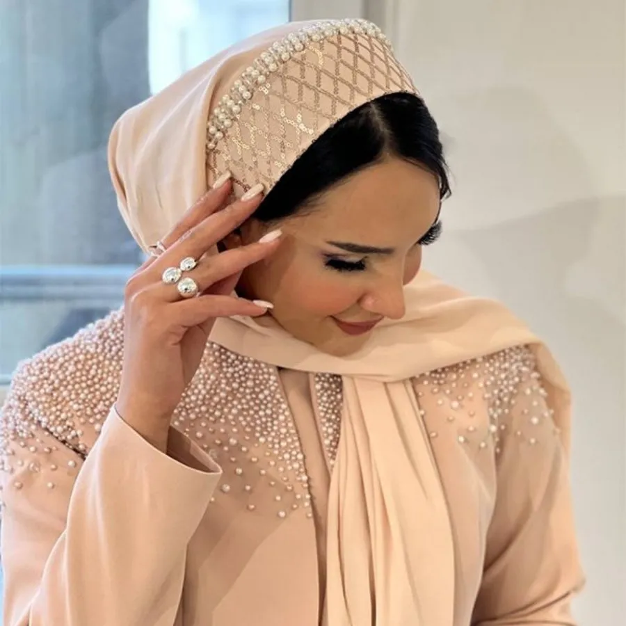 هد شال سفید عروس