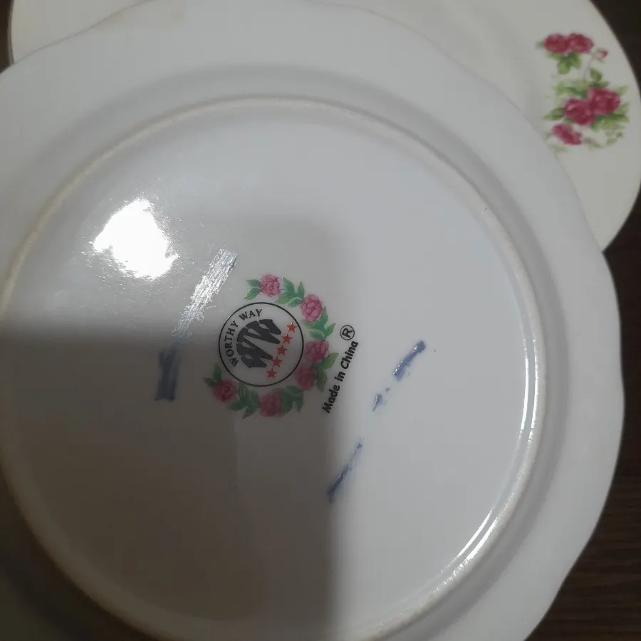 بشقاب گل قرمز