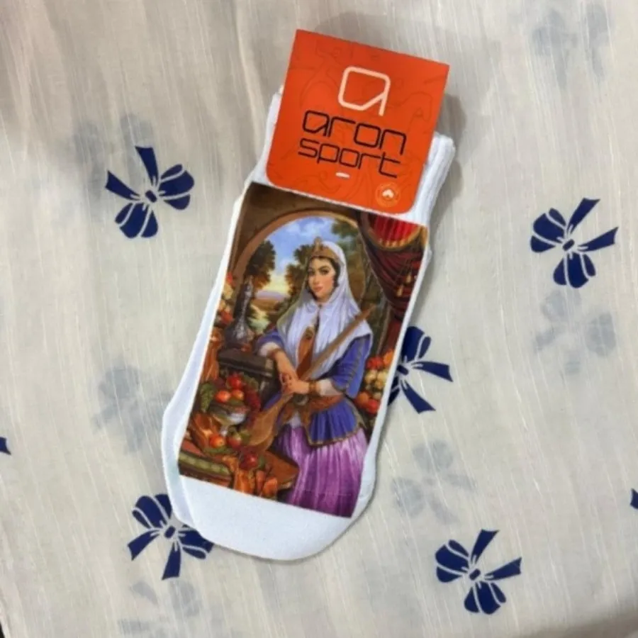 جوراب طرح دختر