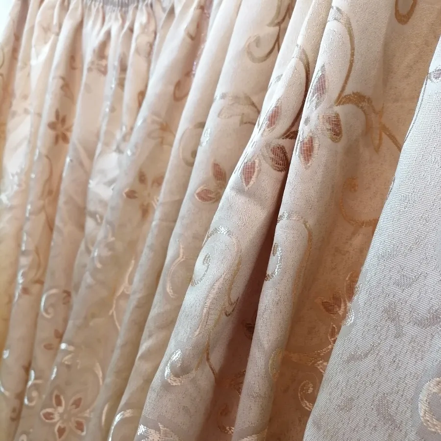 پرده ساتن طرحدار