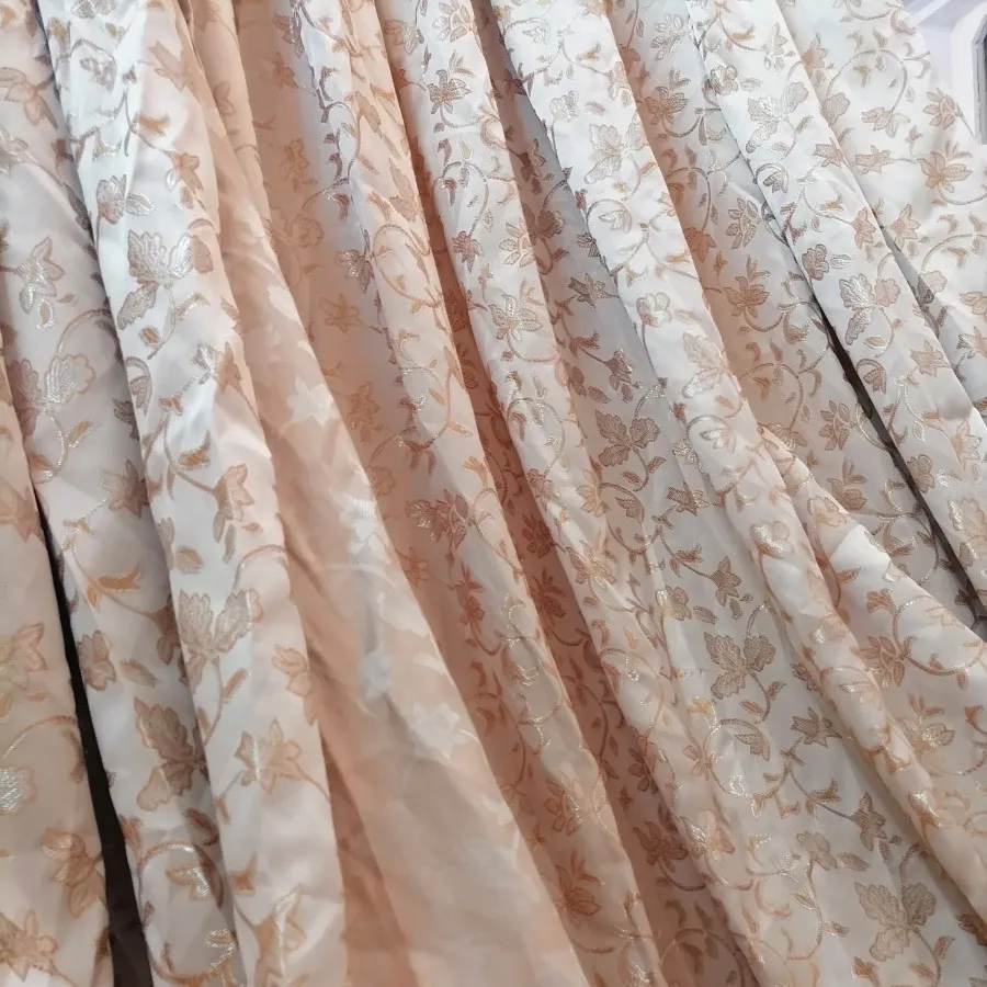 پرده ساتن طرحدار