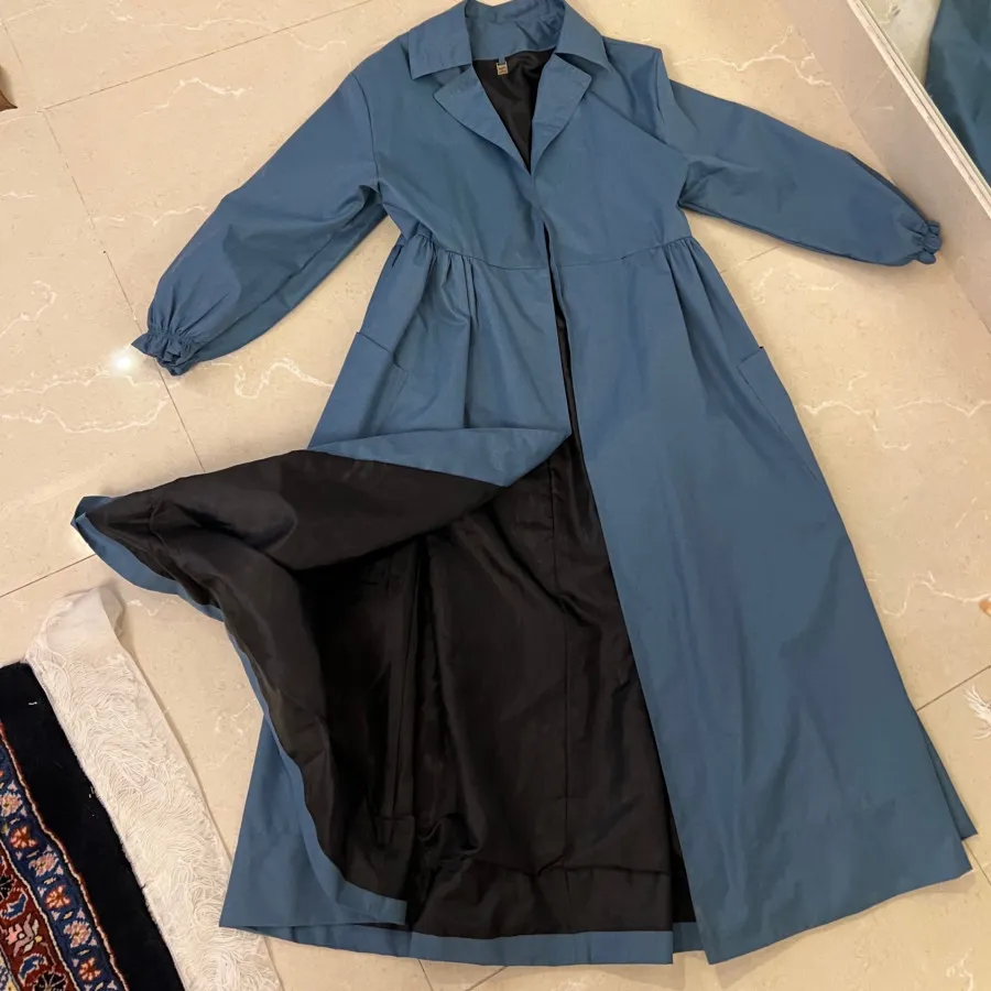 بارانی کلوش چیندار پرنسسی
