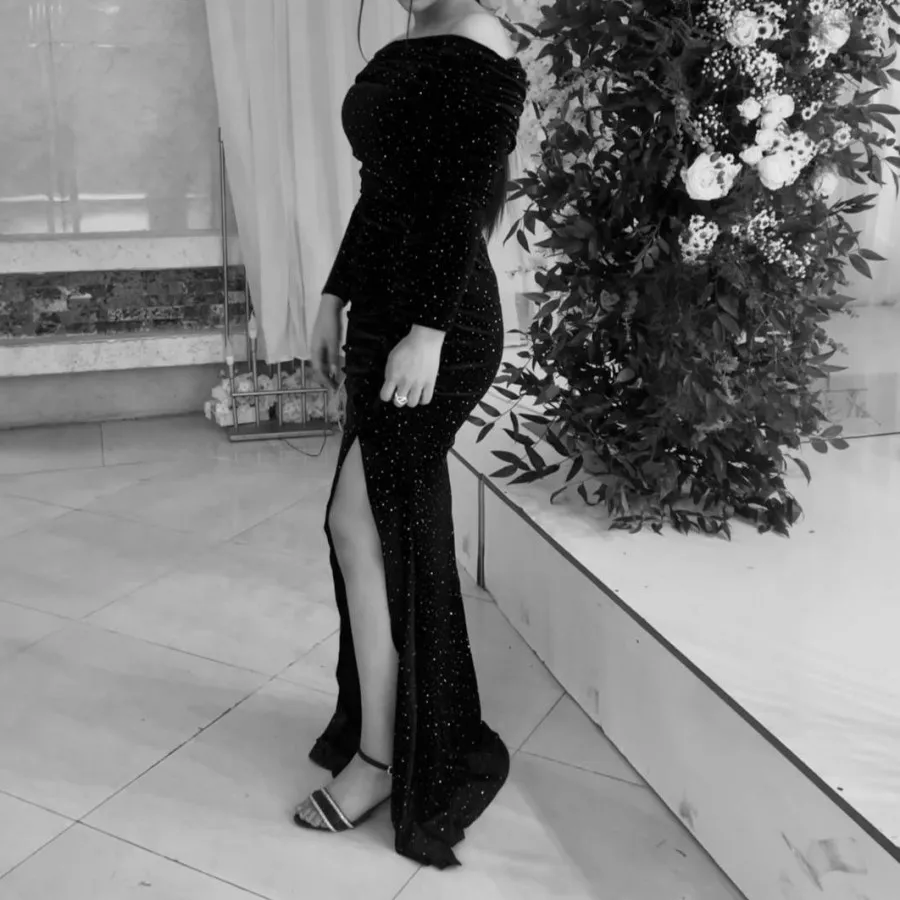 پیراهن مجلسی مخمل