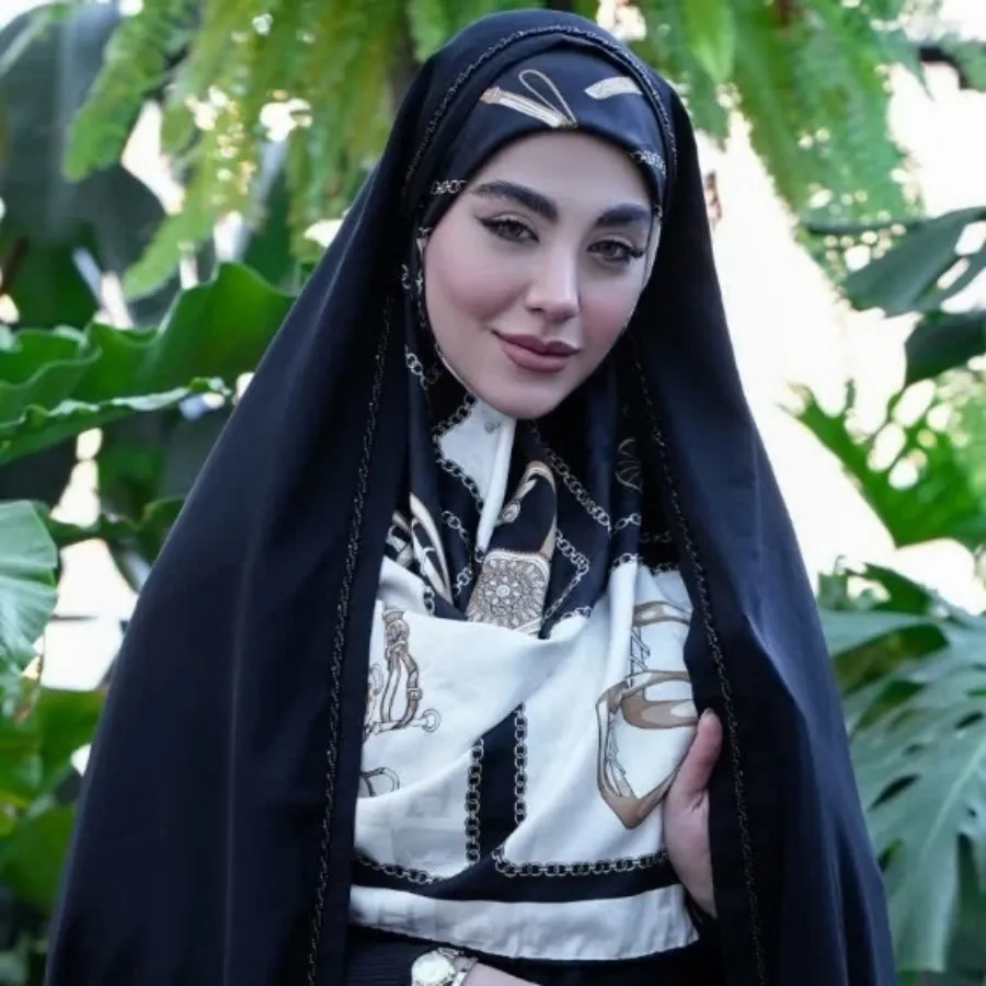 چادر حسنا جواهر دوزی