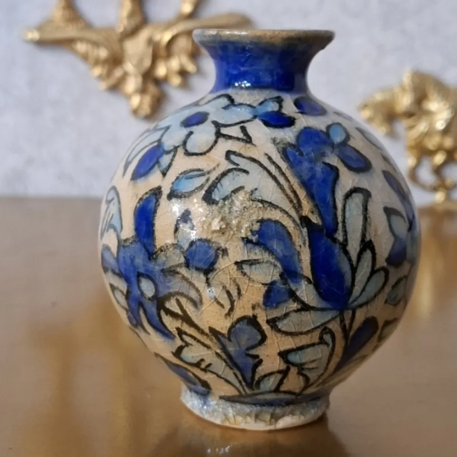 گلدان  نقاشی دست