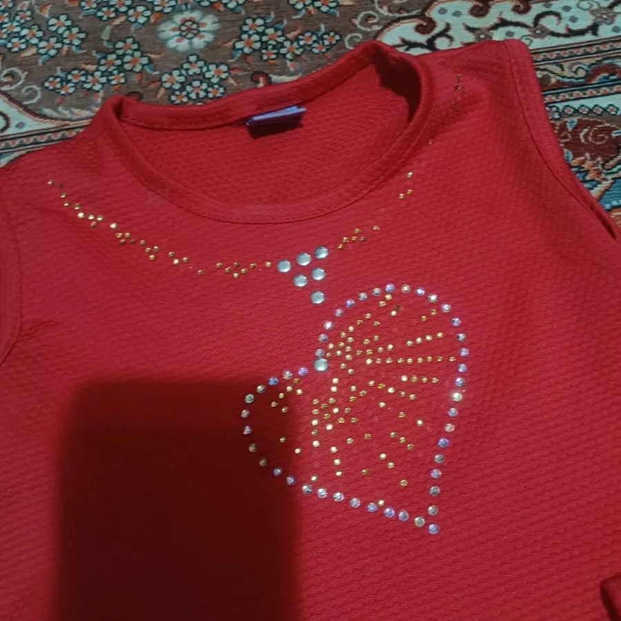 پیراهن چین دار دخترانه