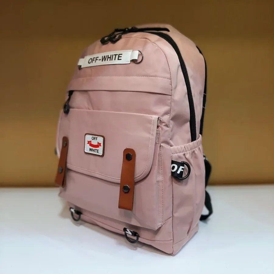 کوله پشتی off White صورتی