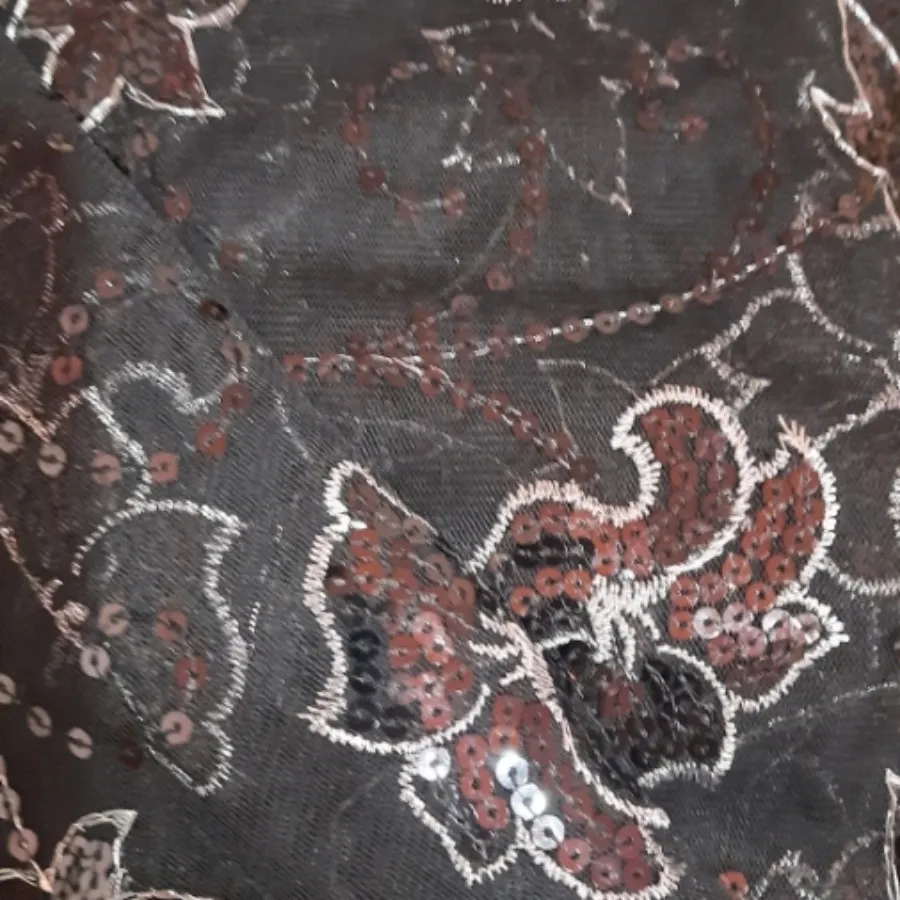 پارچه تور پولکی