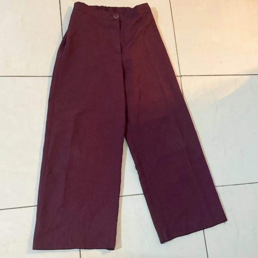 شلوار زرشکی چری