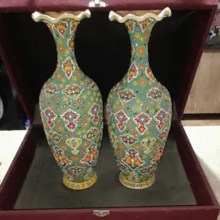 کوزه سفالی نقطه کوبی