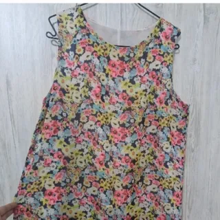 تاپ حریر گل گلی