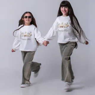 کراپ و شلوار beautiful gr