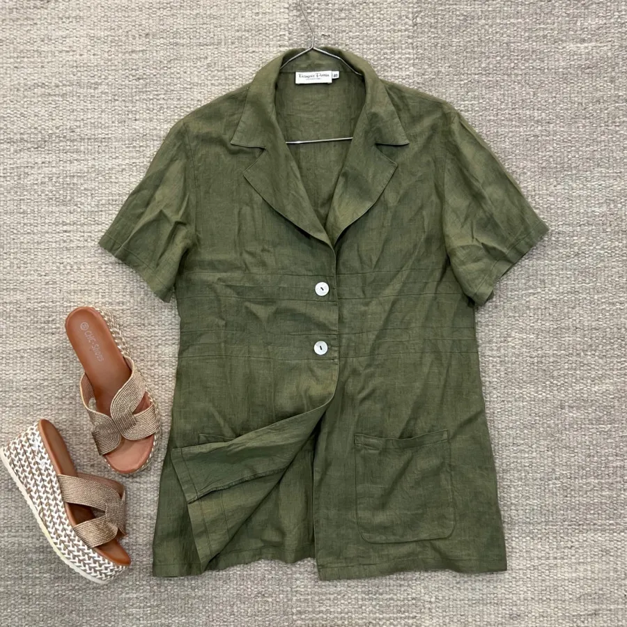 بلوز لینن خارجی