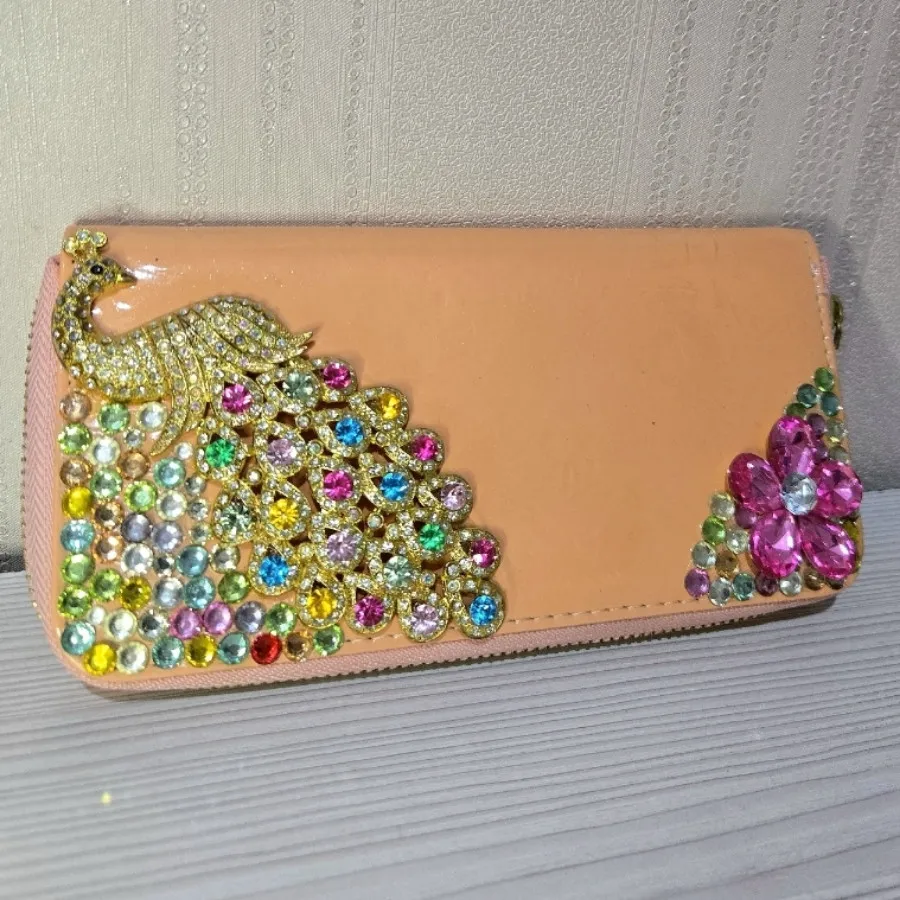 کیف پول فول نگین لوکس