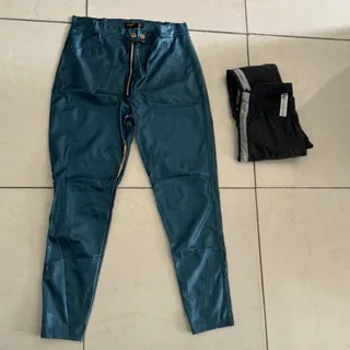 شلوار چرم با هدیه