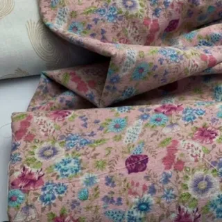 پارچه وارداتی لنین گلدار