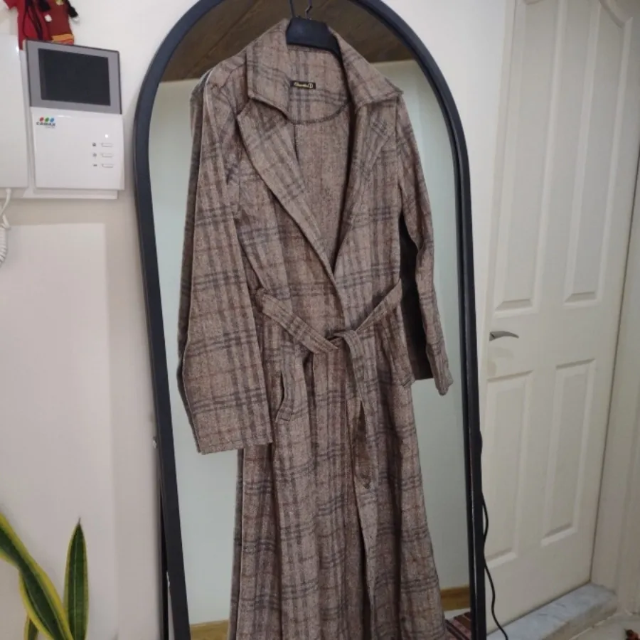 پالتو بلند یقه انگلیسی