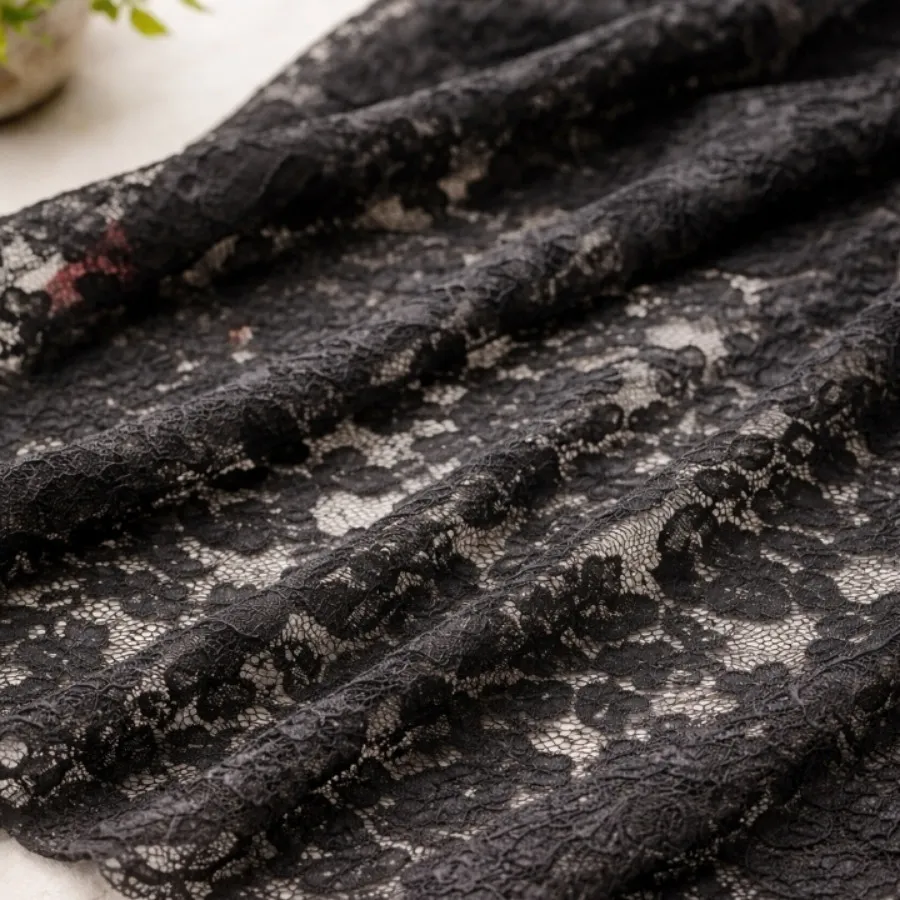 پارچه دانتل کتان کشی