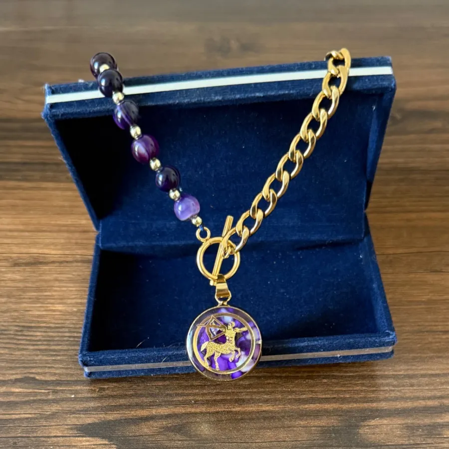 گردنبند شانس روکش طلا