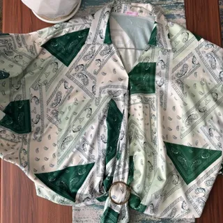 شومیز ساتن خفاشی