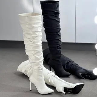 بوت پاشنه بلند مشکی