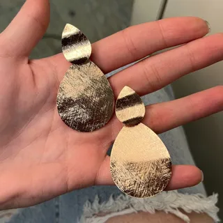 گوشواره ژوپینگ رزگلد