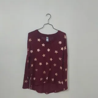 شومیز بافت زرشکی