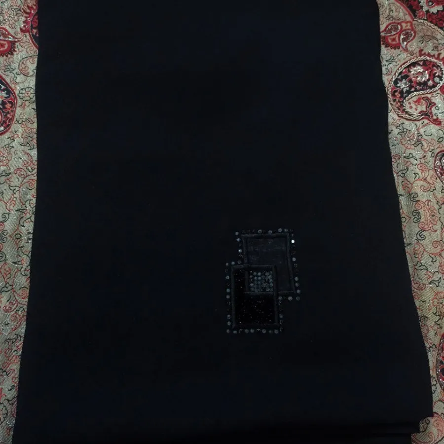 چادر مشکی کرپ گلدوزی