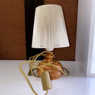 آباژور چوبی مدل مکرومه