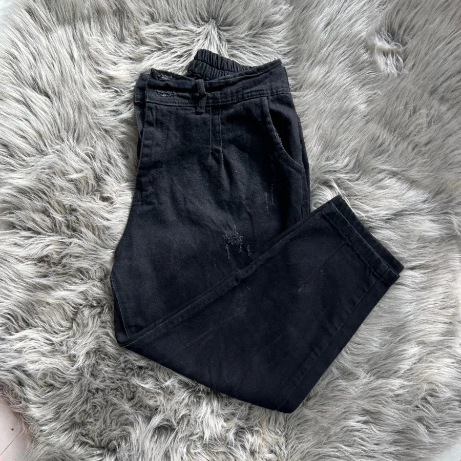 شلوار مام مشکی