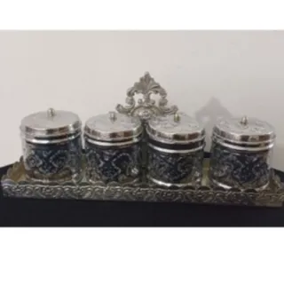 جا ادویه برنجی قلم کاری