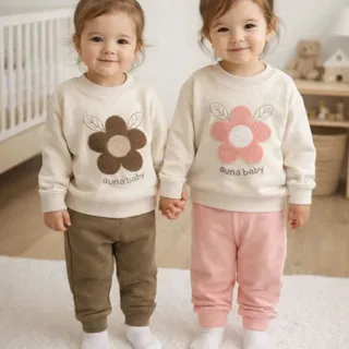 بلوز شلوار تک گل شنل دوزی