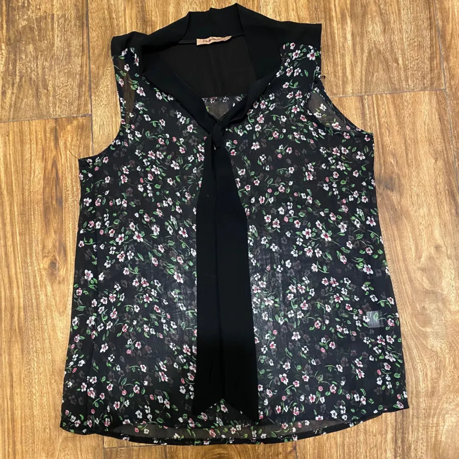 تاپ حریر گلدار