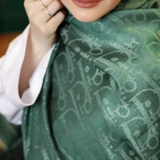 روسری ابریشمی ژاکارد