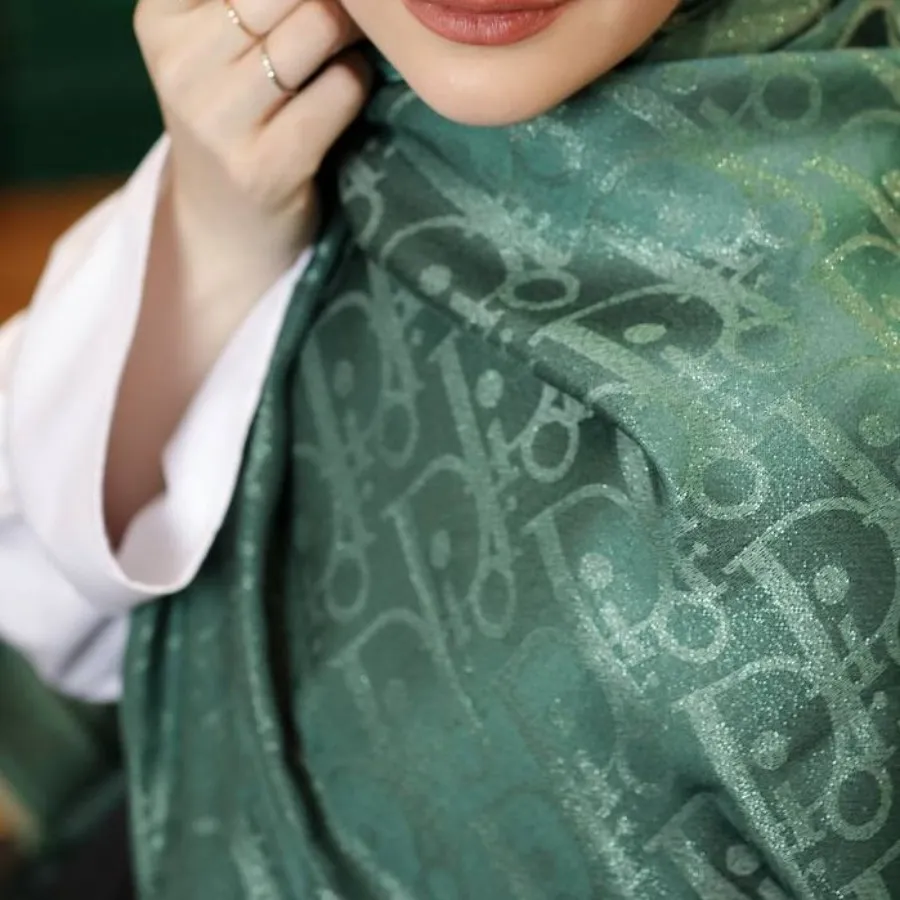روسری ابریشمی ژاکارد