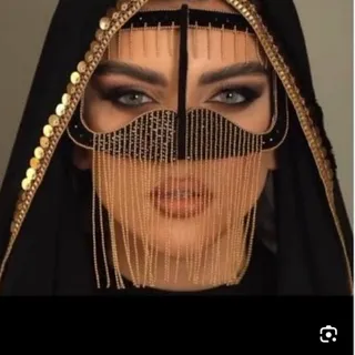 برقع زنانه دست دوز