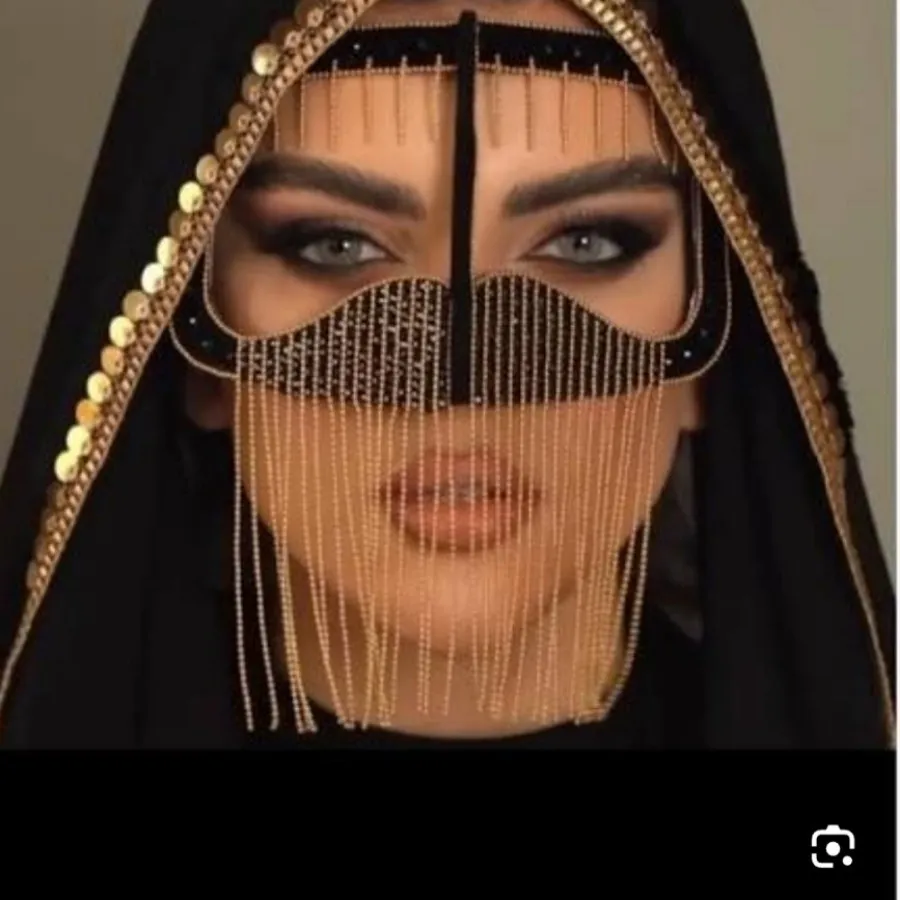 برقع زنانه دست دوز