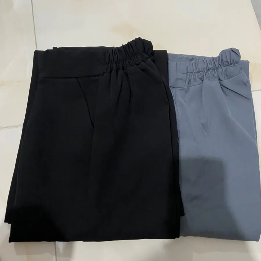 شلوار بگ پارچه ای کرپ