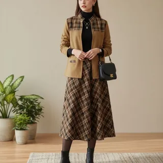 کت دامن پشمی