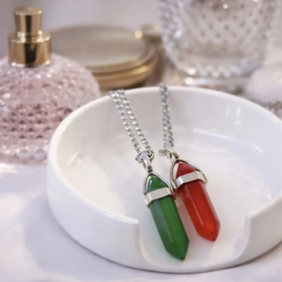 ست گردنبند طرح منشور