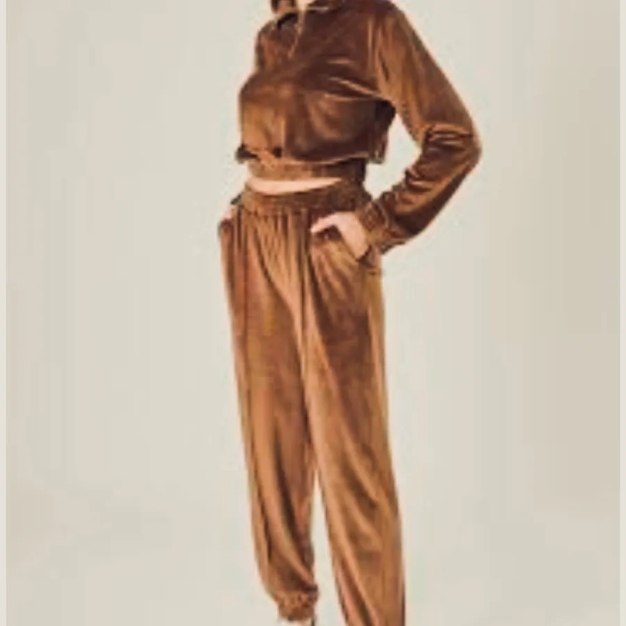 کراپ شلوار مخمل فری سایز