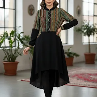 پیراهن مانتویی