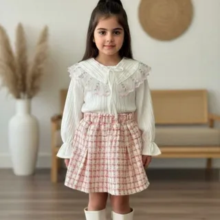 شومیز دامن دخترانه