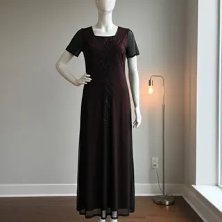 پیراهن مجلسی آستردار