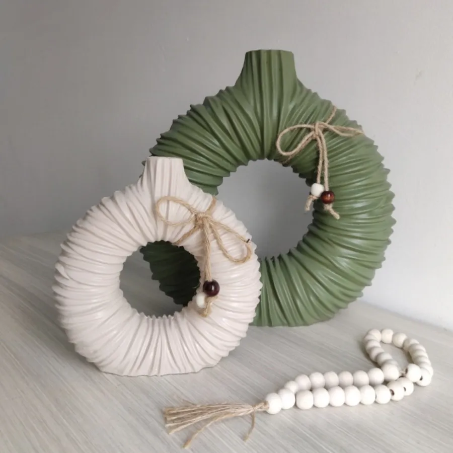 دو جفت گلدان چروک