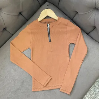 بلوز نیم زیپ