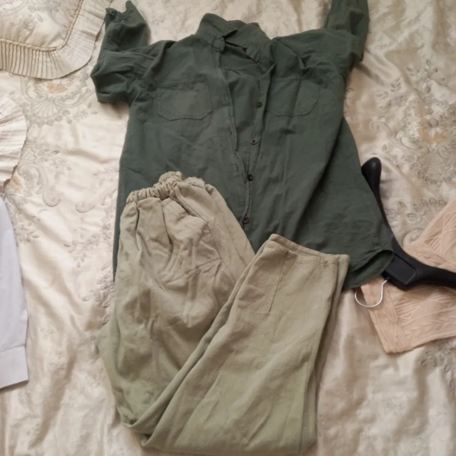 ست مانتوشلوارکتان